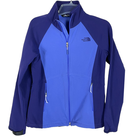 The North Face Jackets & Blazers - The North Face Periwinkle Navy Blue Sweater activewear jacket size M
